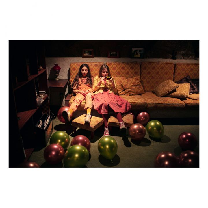 Robe manches longues - Pomegranade Green Heart