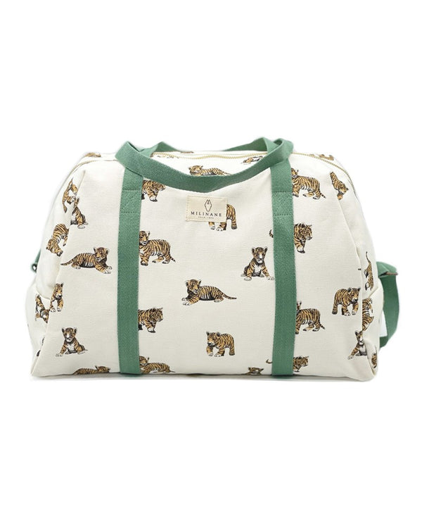 JOSEPH Diaper Bag - Sage Tiger