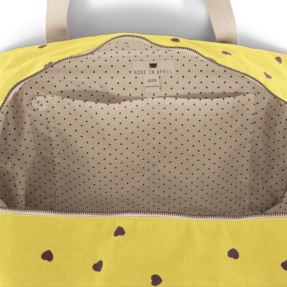 Diaper bag - Raphael lemon yellow