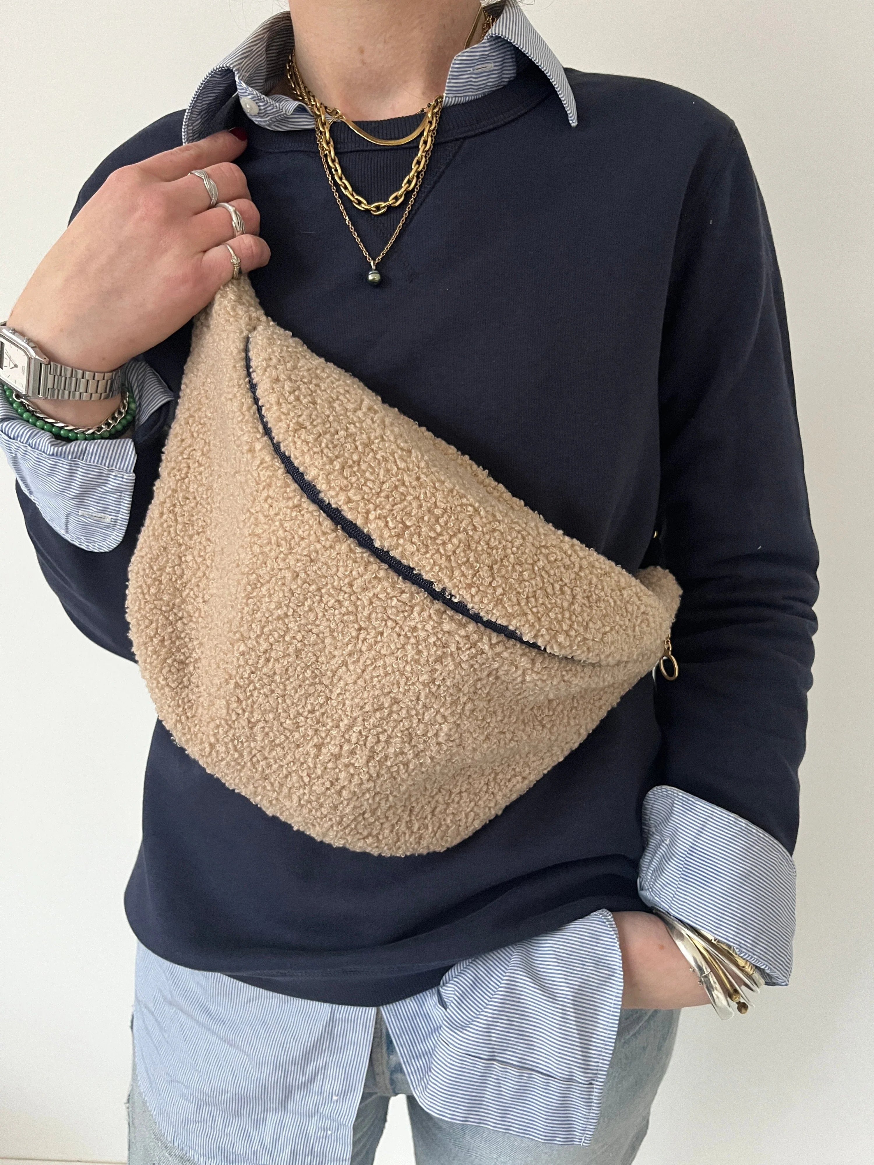 Sac à couches Banane - Beige