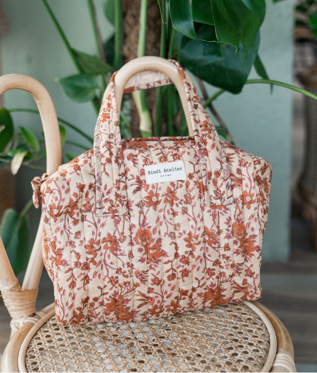 Sac Vanity / Mini sac à couche - Isha Cerise