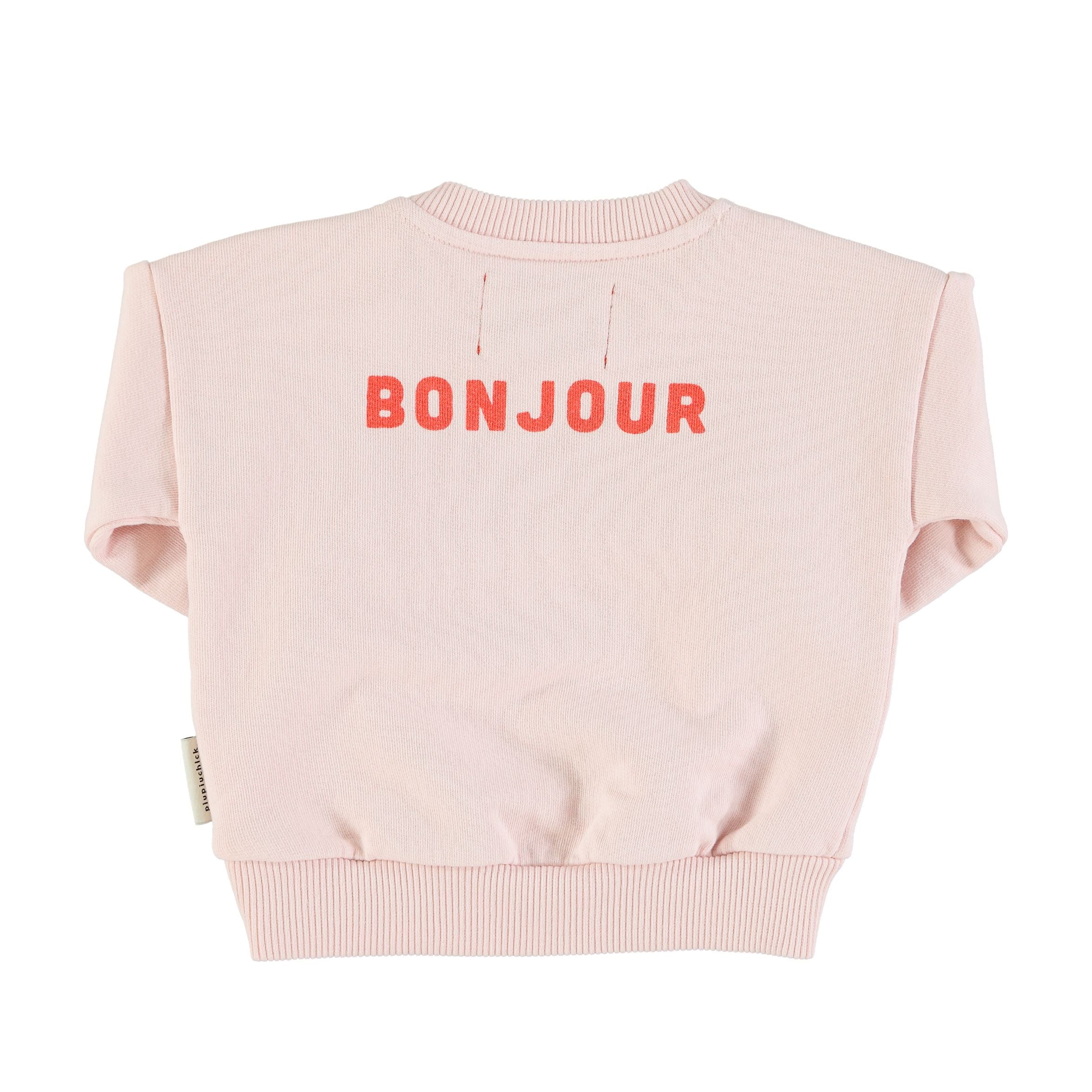 Sweater - Hello/Bonjour Pale pink