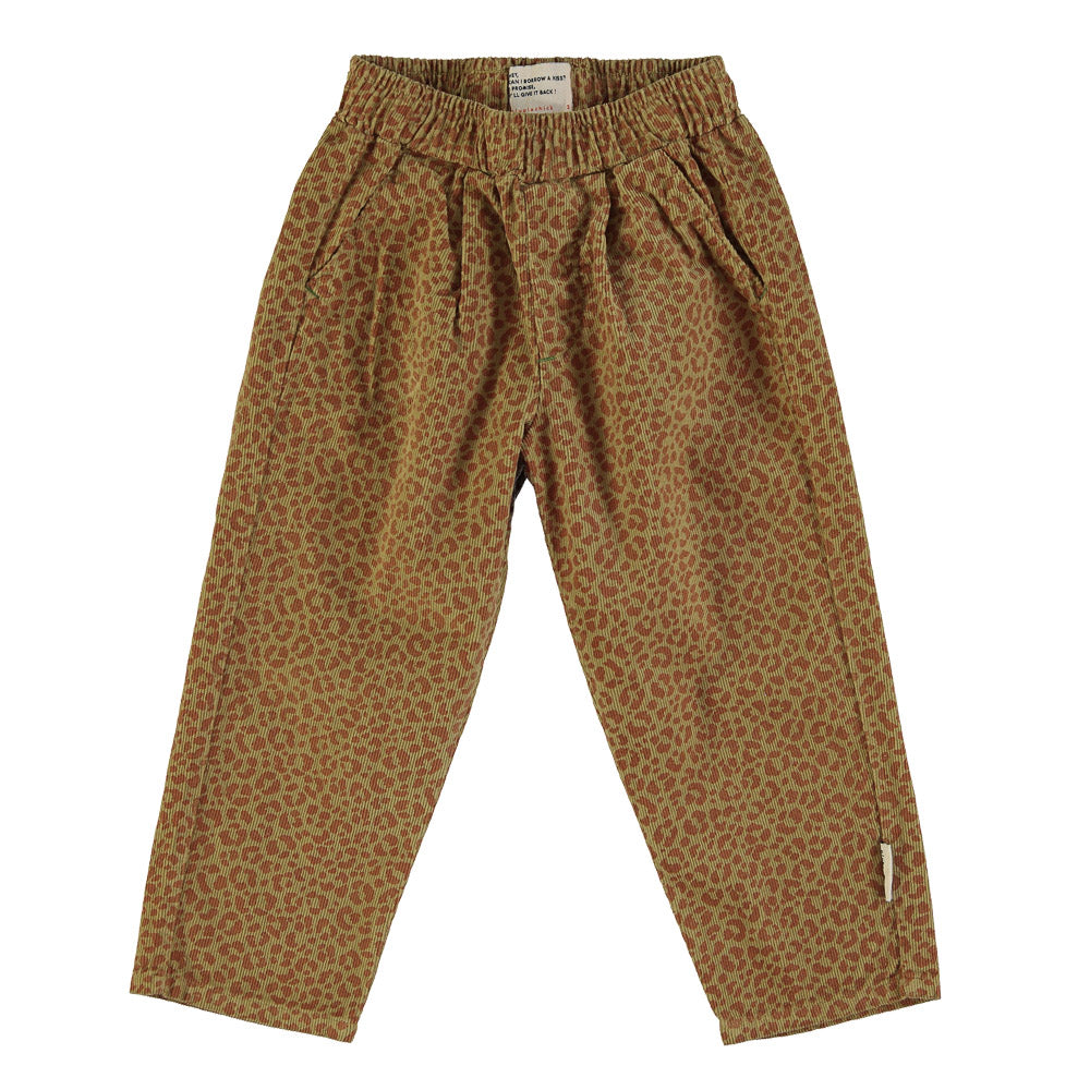 Pantalon - Olive & Brick Animal print