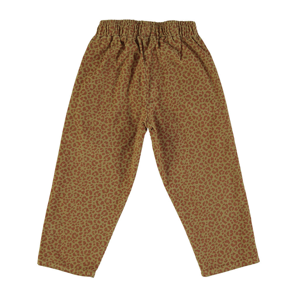 Pantalon - Olive & Brick Animal print