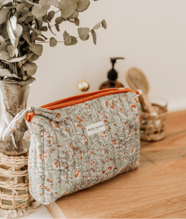 Toiletry/makeup bags - Sarika Matcha