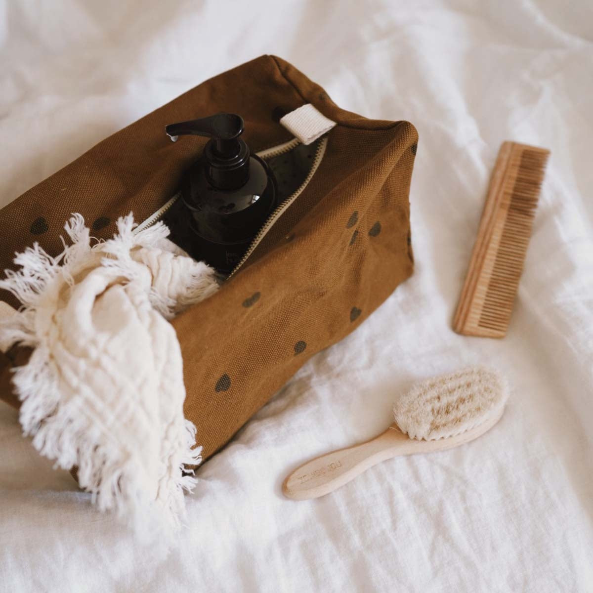 Trousse de Toilette - Coeur Cumin